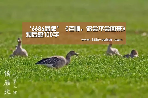‘6686品牌’《老师,你会不会回来》观后感100字(图1) 6686品牌